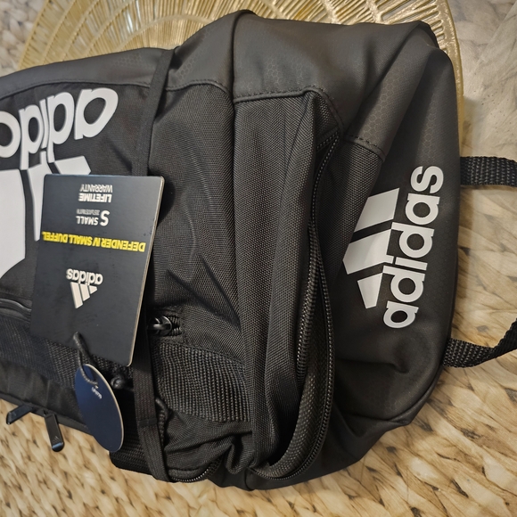 Adidas Black Defender IV Small Duffel Bag - Picture 4 of 11